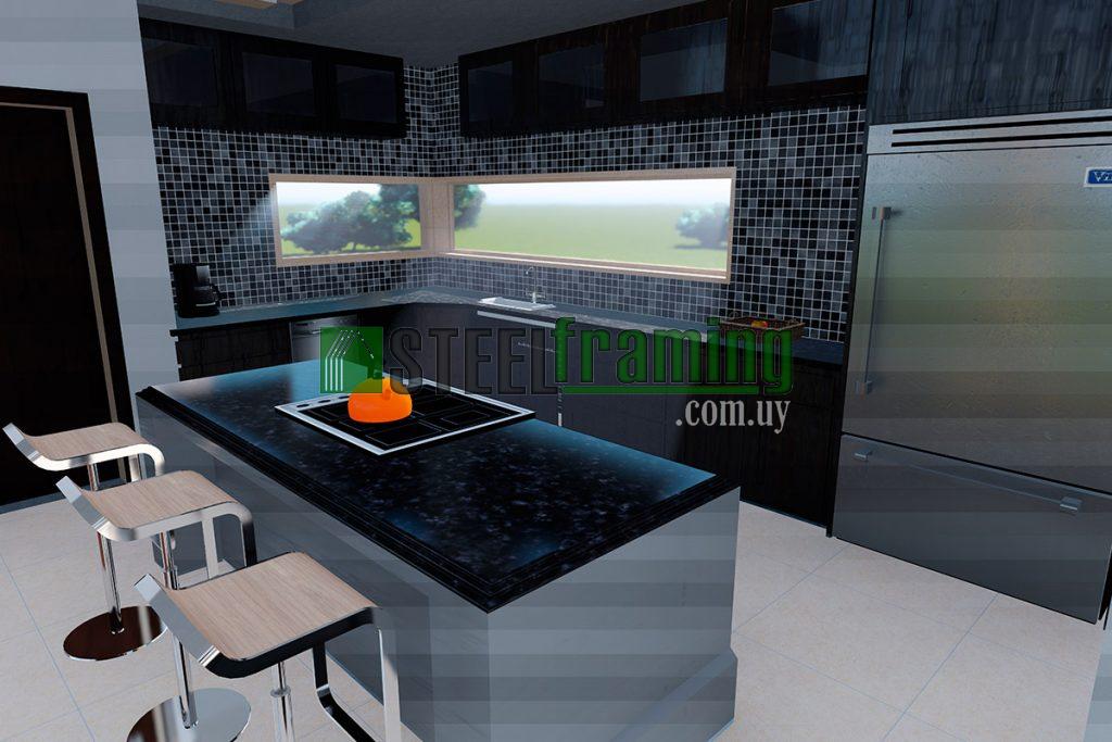 Proyectos casas prefabricadas, steel framing y construcción en seco Uruguay