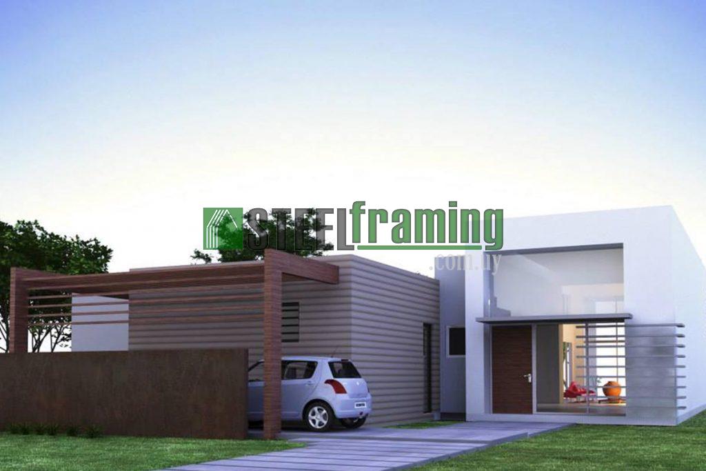 Proyectos casas prefabricadas, steel framing y construcción en seco Uruguay