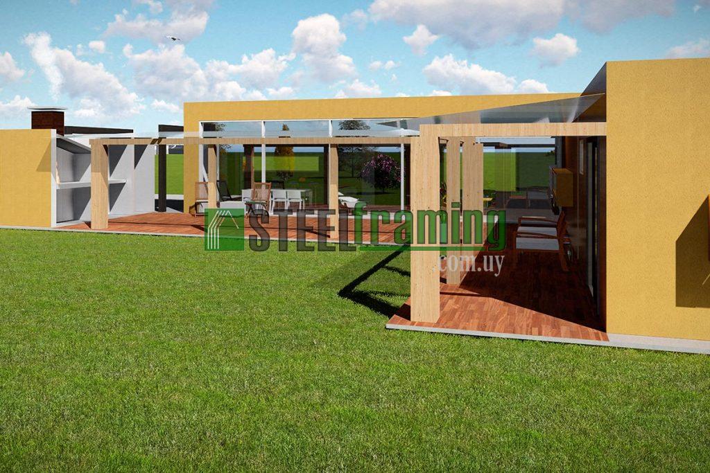 Proyectos casas prefabricadas, steel framing y construcción en seco Uruguay