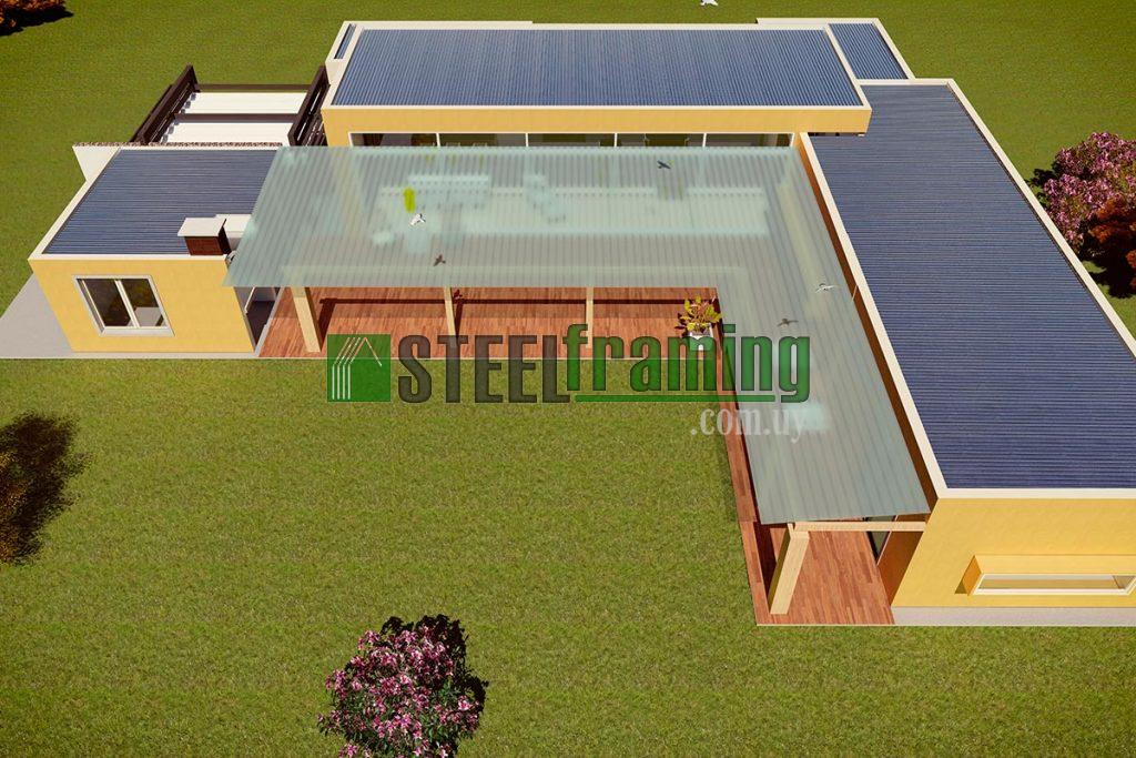 Proyectos casas prefabricadas, steel framing y construcción en seco Uruguay